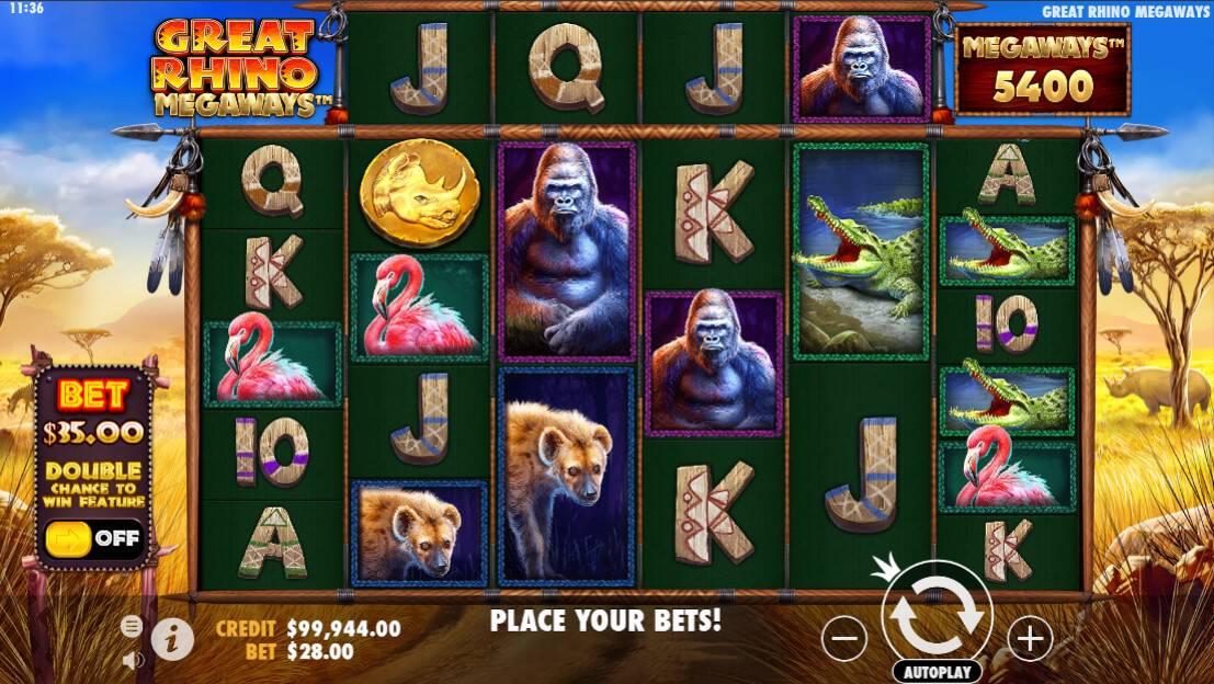 Trik Jitu Raih Jackpot Cuan di Great Rhino Megaways OLE777